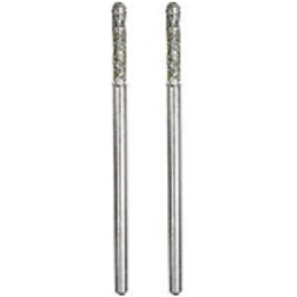 2 Fresas diamantadas cilíndricas de ø2.2 mm especiales para piedra/vidrio-Beschreibung lesen