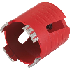 1 corona de perforación con dentado de diamante ø 68 mm