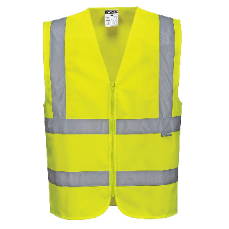 Portwest - Gilet avec zip HV - C375-Lire la description