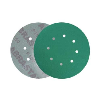 Disco abrasivo film STAR GREEN - 125 mm. sin aspiracin; 40 - caja de 50 Uds.-Leer más