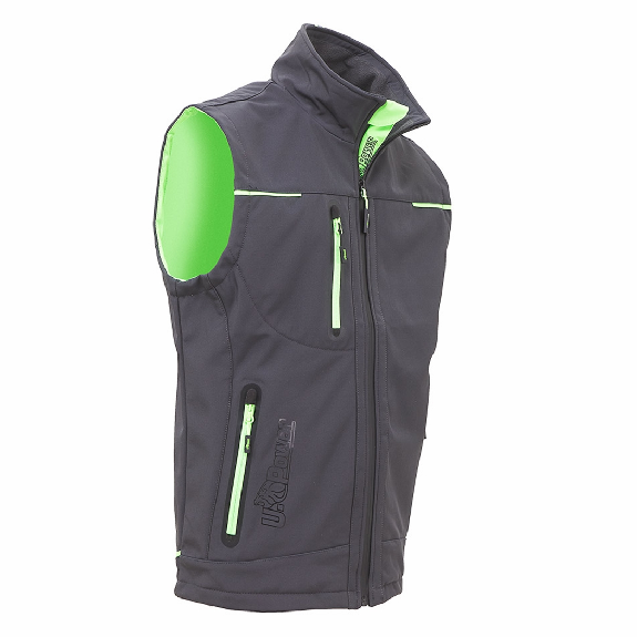 U-Power - Gilet de travail sans manches gris vert UNIVERSE U-Power - Gilet de travail sans manches gris vert UNIVERSE-Lire la description