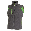 U-Power - Gilet de travail sans manches gris vert UNIVERSE U-Power - Gilet de travail sans manches gris vert UNIVERSE