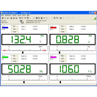 Software zur Datenverwaltung für Multimeter-Beschreibung lesen