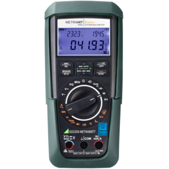 TRMS-Digitalmultimeter mit Leistungsanalyse-Beschreibung lesen