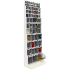 Scaffale porta minuteria con base H.1950 66 cassetti trasparenti basculanti