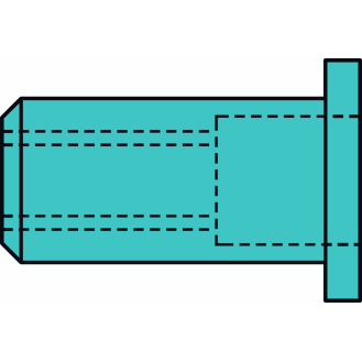 Blindnietmutter EdelstahlVA Flachrundkopf M4x6x11mm-Beschreibung lesen