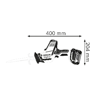 Bosch Professional Cordless Sabre Saw GSA 18 V-LI C, Solo-Lire la description