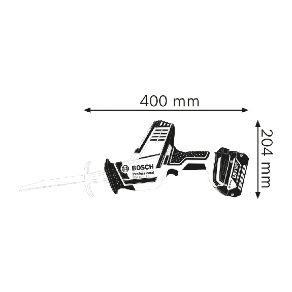 Bosch Professional Cordless Sabre Saw GSA 18 V-LI C, Solo-Lire la description