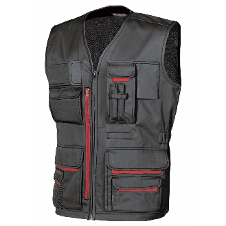 U-Power - Gilet multi-poches noir FUN-Lire la description