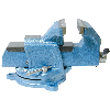 Etau d'établi + base tournante, Largeur: 100 mm