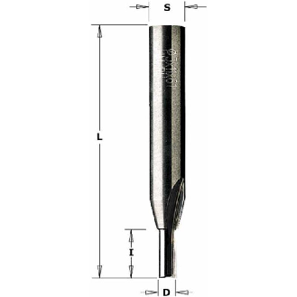 Fresa para pantógrafo Z2+1 HWM D:3x10 S:8 DX-Leer más