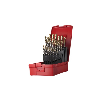 Spiralbohrer Set 1-13mm x0,5 in A002 in Box 118G Typ N 4xD 25tlg. Tin Tip A095204 Dormer-Beschreibung lesen