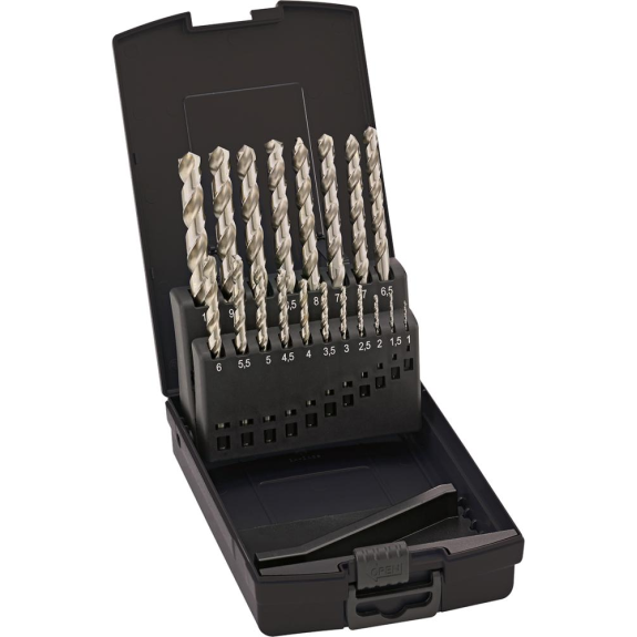 Ensemble de forage en spirale Din338 HSE Sixed Type N 1-10mm-Leggi tutto
