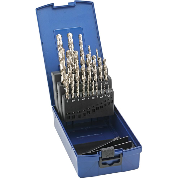 Spiralbohrer-Set DIN338 HSSE geschliffen Typ N 1-10,5mm FORTIS-Beschreibung lesen