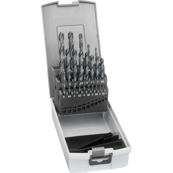 SpiralbStz D338N HSSgesch1-10,5mm 24tlg. FORTIS-Beschreibung lesen