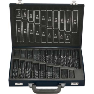 Spiralbohrer-Set DIN338 HSS rollgewalzt Typ RN 170-teilig 1-10,5mm FORTIS-Beschreibung lesen