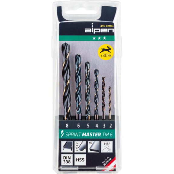 Spiralb. D338N HSS 2/3/4/5/6/8mm ALPEN-Beschreibung lesen