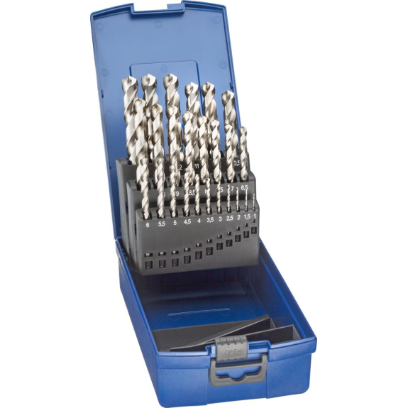Spiralbohrer-Set DIN388 HSSE geschliffen Typ N 1-13mm FORTIS-Beschreibung lesen