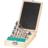 Holzspiralbohrer Satz HSS7-tlg.  4,5,6,8,10,12 mm und 1 HW-Veenker