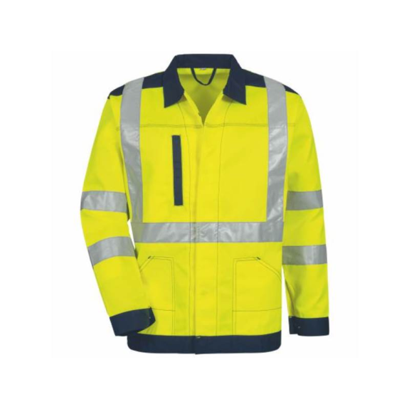 SEBNITZ WARNSCHUTZ-BUNDJACKE Gr.2-L(54/56)  GELB/MARINE EN ISO 20471-Beschreibung lesen