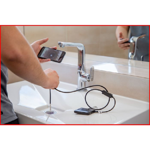 Vidéoscope Wifi avec sonde Ø 5,5 mm 0° HD 8 pcs-Lire la description