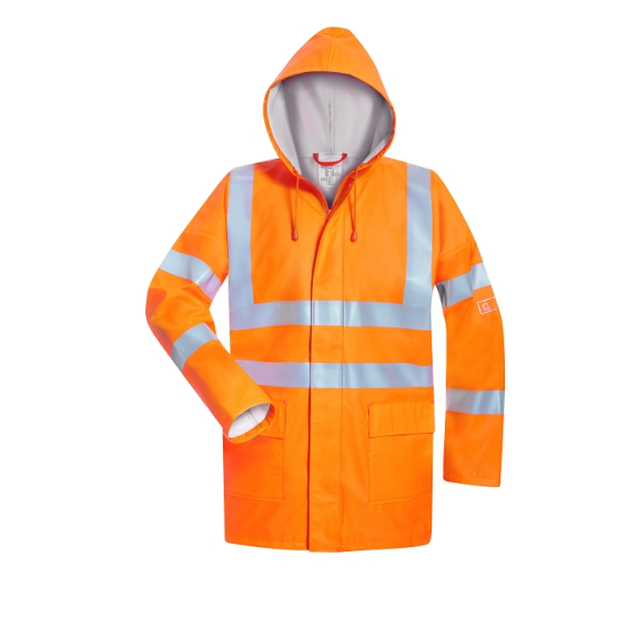 FRIDBERT MULTINORM PU-REGENJACKE Gr.XL , ORANGE, EN ISO 20471/3, EN 343, E FRIDBERT MULTINORM PU-REGENJACKE Gr.XL , ORANGE, EN ISO 20471/3, EN 343, E-Beschreibung lesen