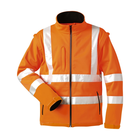 TYLER, Warnschutz-Softshell-Jacke, , EN 471/3, EN 340, Orange, Gr.XL-Beschreibung lesen