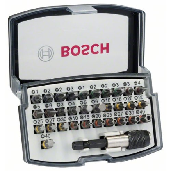 Set de 32 puntas de atornillar BOSCH PH1 - 2607017319-Leer más
