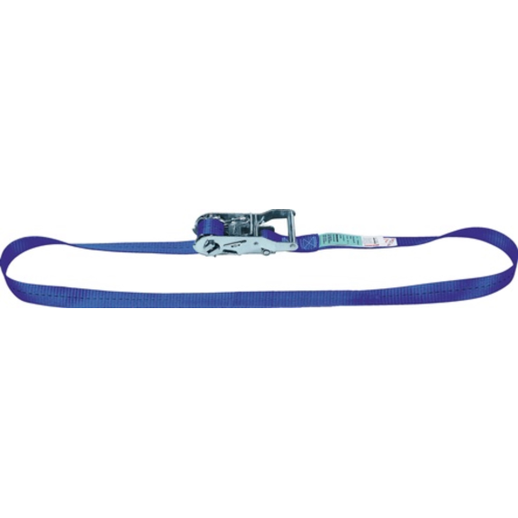 42251001 STRAP DE LASSEUR DIN EN 12195-2 Longueur 4 m de largeur 25 mm avec cliquet LC-Leggi tutto