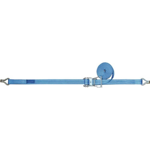 Zurrgurt DIN EN 12195-2 Länge 4 m Breite 25 mm mit Ratsche + Spitzhaken Zurrgurt DIN EN 12195-2 Länge 4 m Breite 25 mm mit Ratsche + Spitzhaken-Beschreibung lesen