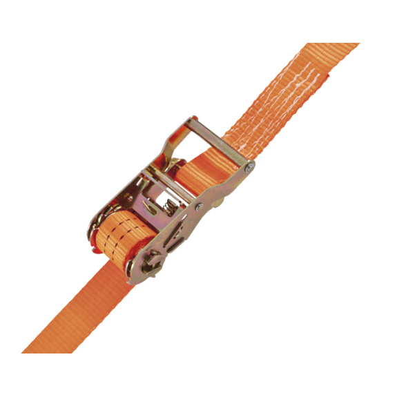 ZURRGURT, Ratschen-, 1-teilig, 35 mm x 6 m, DIN EN 12195-2, LC 1000 daN, Orange-Beschreibung lesen