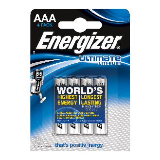 Energizer Lithium-Batterie Ultimate AAA, FR03, 1,5V-Lire la description