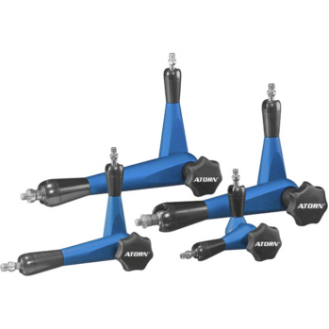 Brazo articulado 3D ATORN, radio de funcionamiento: 204 mm µ-line-Leer más