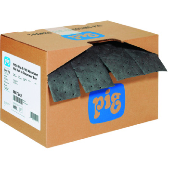 Pig Rodillo Abs. Univ. RIP & FIT MAT242 38 cm x 18 m, poivre, caja dispens.-Leggi tutto