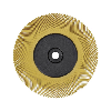 Cep. amolado radial 3M BB-ZB Bristle, tipo C, tam. grano 80, d. 150 mm, amarill