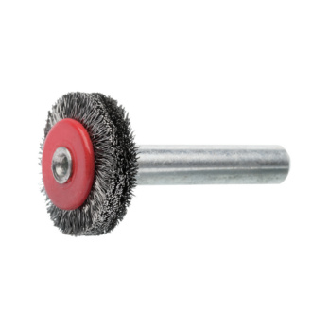 Brocha cilíndrica ATORN 70 mm diámetro, vástago 6 mm alamb. latón ondul. 0,30 m-Leer más