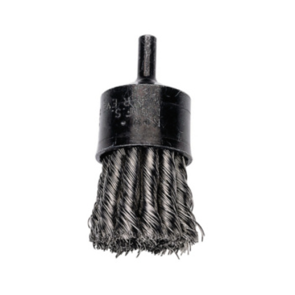 Brosse Brosse Ø 23 mm, 6 mm fil fil V2A tressé 0,35 mm-Beschreibung lesen