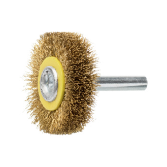 Brocha cilíndrica ATORN 40 mm diámetro, vástago 6 mm alamb. latón ondul. 0,20 m-Leer más