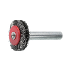 Brocha cilíndrica ATORN 30 mm diámetro, vástago 6 mm alamb. acero ondul. 0,15 m Brocha cilíndrica ATORN 30 mm diámetro, vástago 6 mm alamb. acero ondul. 0,15 m