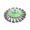 Cepillo cónico ATORN 100 mm diámetro, M14 alambre trenzado V2A, 0,5 mm Cepillo cónico ATORN 100 mm diámetro, M14 alambre trenzado V2A, 0,5 mm