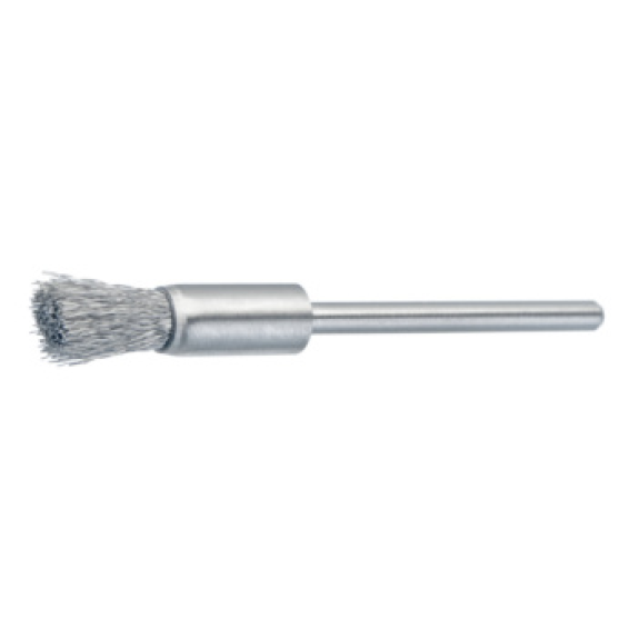 Cepillo en forma de brocha/en miniatura ATORN, alambre acero inox. V2A 0,10 Ø5x-Leer más