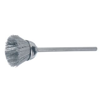 Cepillo metálico redondo/en miniatura, nailon diamantado K400, Ø10x2,34-Leer más
