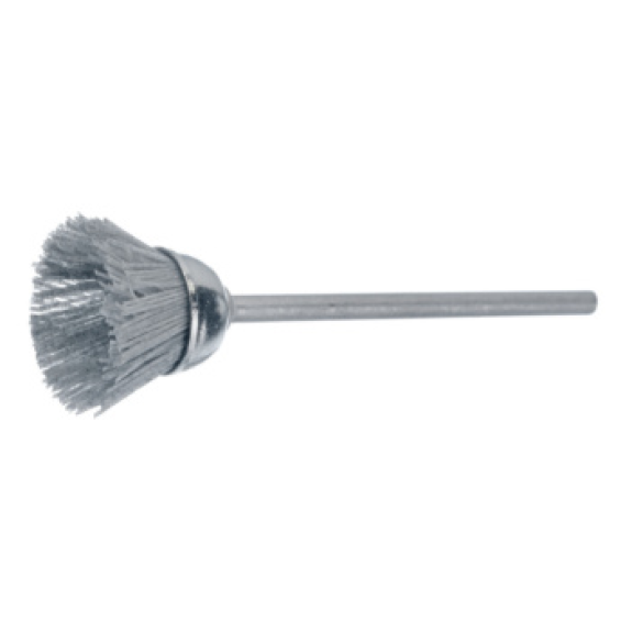Cepillo metálico redondo/en miniatura, nailon diamantado K400, Ø10x2,34-Leer más
