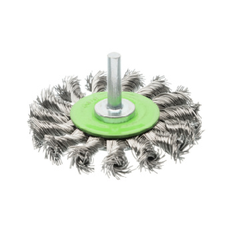 Cepillo cilíndrico ATORN, 75 mm diám., vást. 6 mm, alam. V2A trenzado, 0,50 mm-Leer más