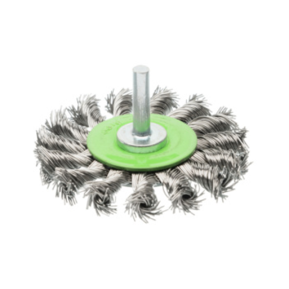 Vis de brosse cylindrique, 75 mm de diamètre., Vást. 6 mm, Alam. V2A tressé, 0,50 mm-Beschreibung lesen