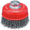 Cepillo de copa ATORN, 100 mm de diámetro, M14 alamb. de acero ondulado 0,3 mm Cepillo de copa ATORN, 100 mm de diámetro, M14 alamb. de acero ondulado 0,3 mm