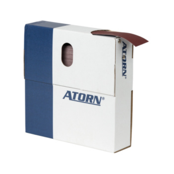 Rollo tejido abrasivo corindón esp. ATORN (AO) en caja separable K400 25mm x 50-Leer más