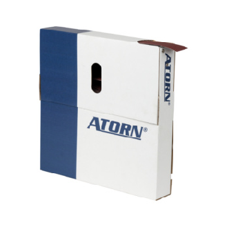 Rollo tejido abrasivo corindón esp. ATORN (AO) en caja separable K150 25mm x 50-Leer más