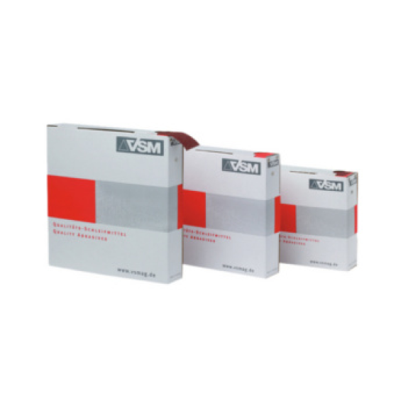 Tejido abrasivo en caja de corte, rollo 50 m x 40 mm, tamaño de grano 400 Tejido abrasivo en caja de corte, rollo 50 m x 40 mm, tamaño de grano 400-Leer más