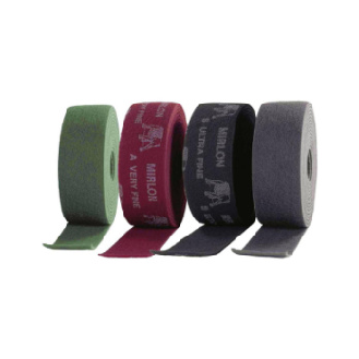 Rollo de vellón abrasivo MIRKA, 115 mm x 10 m, tamaño de grano 320, grueso-Leer más